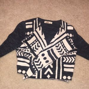 Hollister patterned cropped jacket